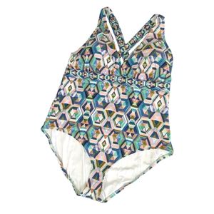 La Blanca Riviera Cross Back One-Piece Swimsuit 20W